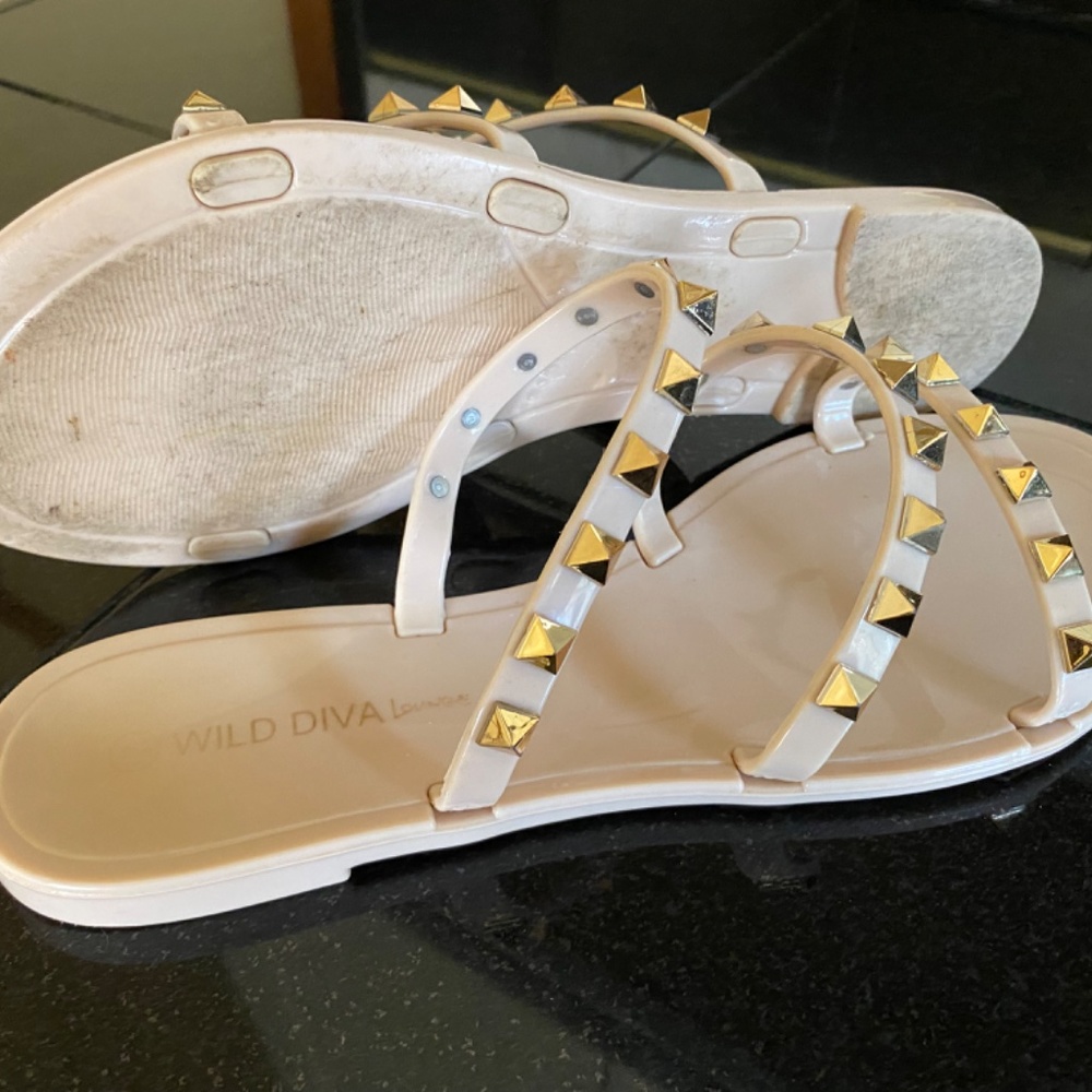 JOANIE-258 FLAT JELLY SLIDES SANDALS - Picture 5 of 12